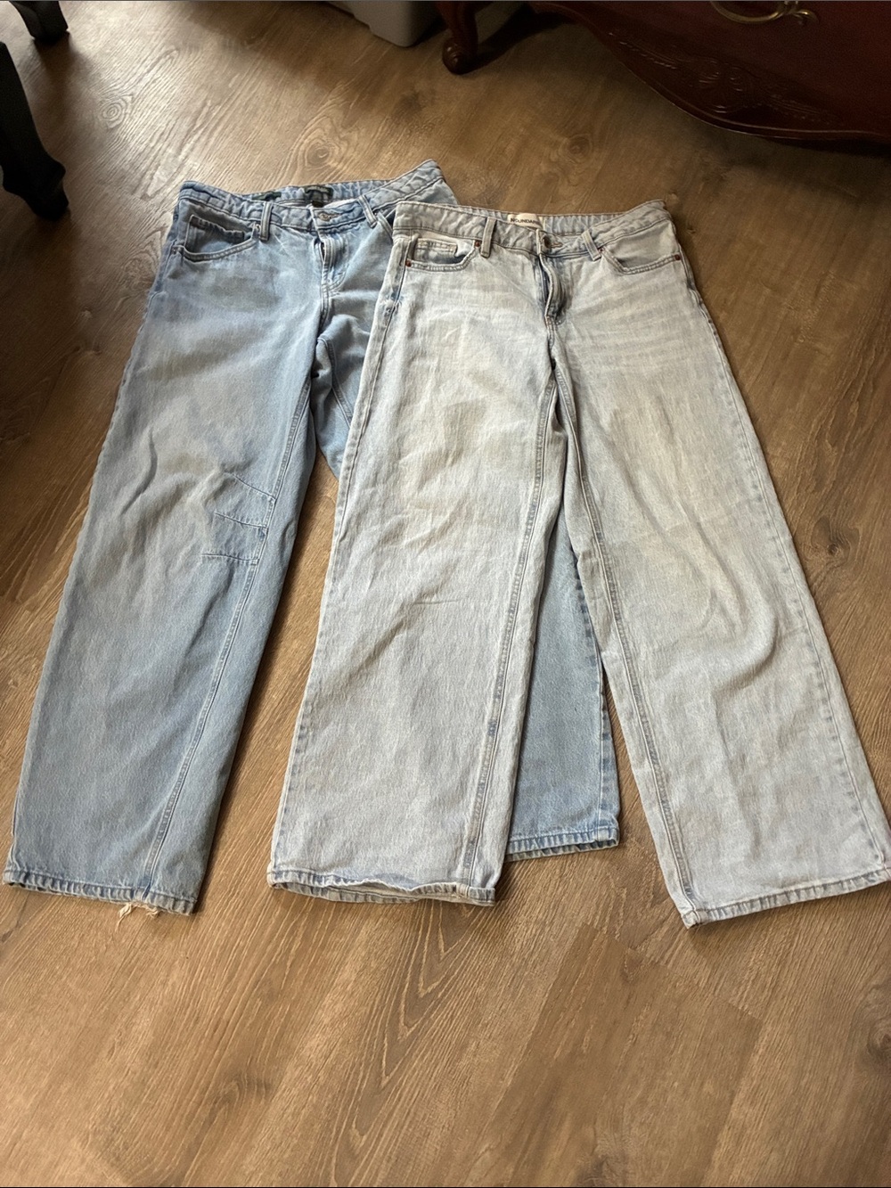 Women’s Size 8 Jeans Bundle – Wild Fable & No Boundaries – Light Blue Straight L